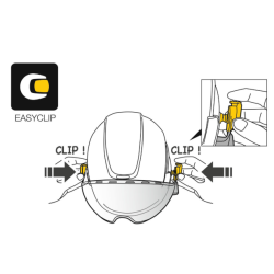 PETZL - Accessoire casque - Visière VIZIR SHADOW