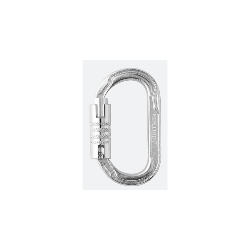 EDELRID - Mousqueton - OVAL POWER STEEL ANSI EDELRID - Mousqueton - OVAL POWER STEEL ANSI