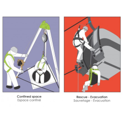KRATOS SAFETY - KALYPSO - Antichute à rappel automatique avec système de récupération intégré, lg 30 m