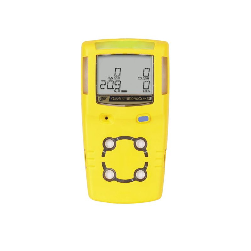 HONEYWELL - Détecteur Gasalert Microclip X3, 4 gaz (O2,CO,H2S,explo)