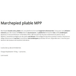 FORTAL - Escabeau - Marchepied MPP