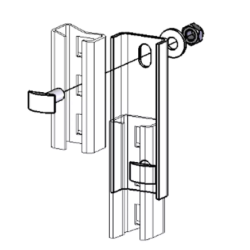 TRACTEL - Accessoire échelle - A12 ECLISSAGE GALVA