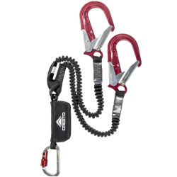 CRESTO - Longe double - Cresto, Fusion Twin-Flex 1.8m, Fall Arrest Lanyard 1602 - ANSI/EN Longes anti-chute doubles
