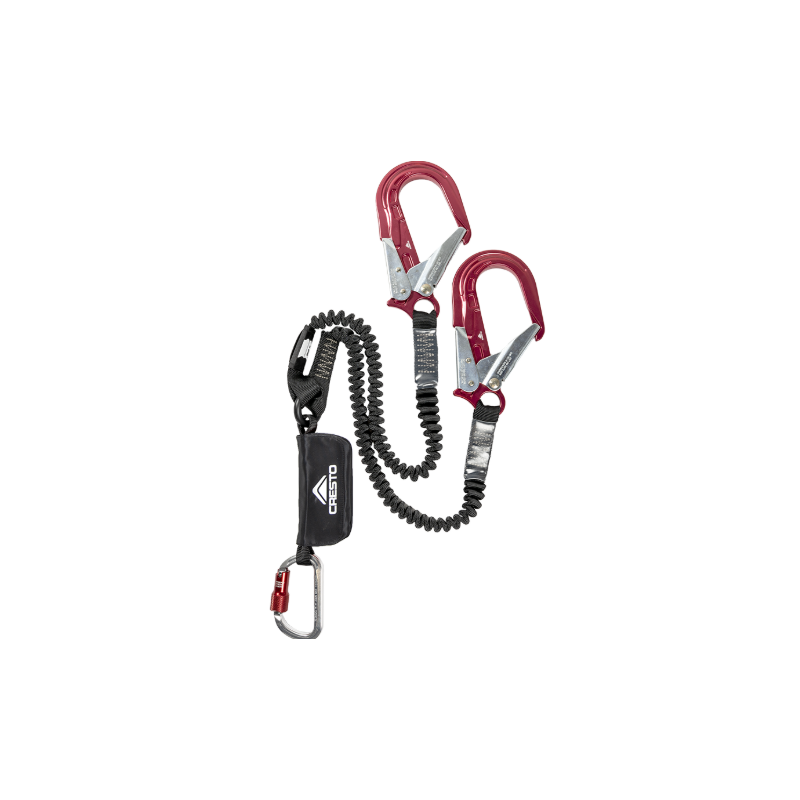 CRESTO - Longe double - Cresto, Fusion Twin-Flex 1.8m, Fall Arrest Lanyard 1602 - ANSI/EN Longes anti-chute doubles