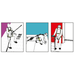 KRATOS SAFETY - Antichute à rappel automatique - HELIXON-S à SANGLE - 3,5 M