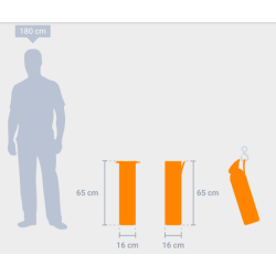 PLUCEO - Sac de levage - Sac à outils miniature haut