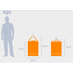 PLUCEO - Sac de levage - Sac étanche pour tambour - Ø48