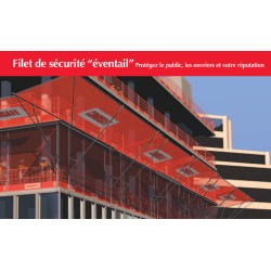 HONEYWELL - Filet de sécurité - Filet éventail 4,2 /3,0 m - SNF