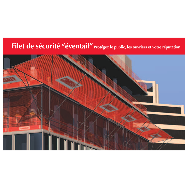 HONEYWELL - Filet de sécurité - Filet éventail 4,2 /3,0 m - SNF