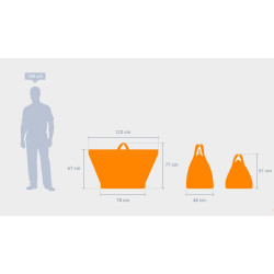 PLUCEO - Sac de levage pour éolienne - 400 KG - 240L