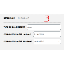 NEOFEU - Longe antichute - ABS'O® EDGE PEMP