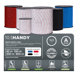 FIXE - Corde semi-statique - HANDY 10.5 WHITE