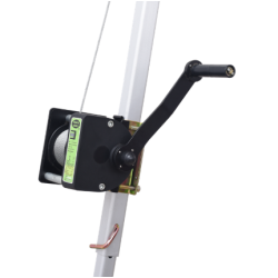 KRATOS SAFETY - Treuil de sauvetage - ARGO - 20 m câble Inox, pour Trépied, MultiSafeWay & EasySafeWay