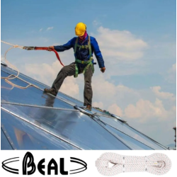 BEAL - Corde statique - ERGO 12,5 + 2 terminaisons cousues / 60M