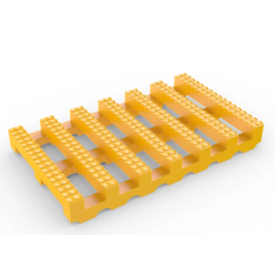 Plastex - Caillebotis antidérapant toiture (jaune - 130m*0.91)