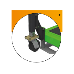 3M DBI-SALA - Potence antichute - Kit de roulettes à surface lisse FLEXIGUARD