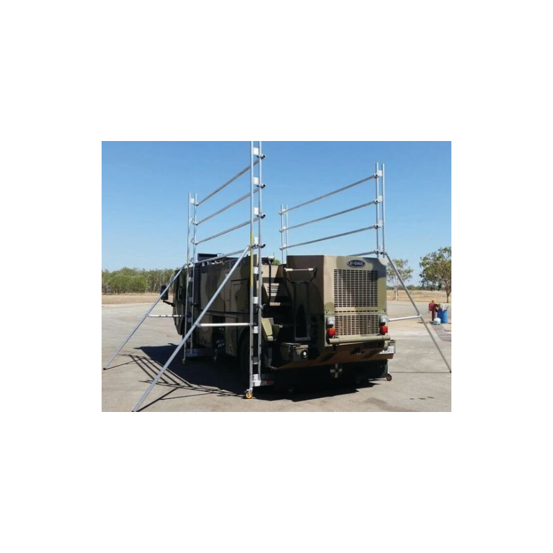 PLUCEO - Garde-corps temporaires - Protection antichute camion - panneau 3mx2.50m