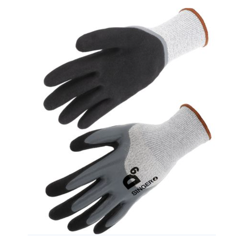 SINGER - Protection des mains - Gants Nitrile anticoupures PHD534