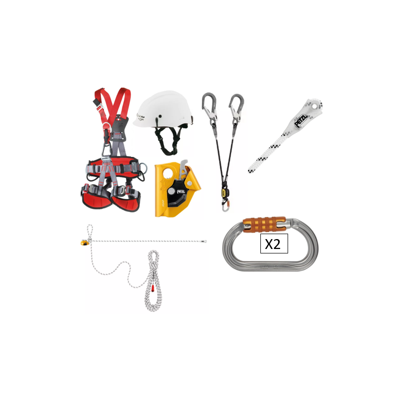 Kit couvreur zingueur - Equipement sécurité antichute