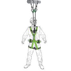 KRATOS SAFETY - Longe antichute - GRAVITY-S - lg. 2 m