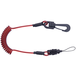 KRATOS SAFETY - Accessoire EPI - Longe porte outil spirale