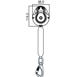 KRATOS SAFETY - Antichute à rappel automatique - OLYMPE - Antichute à rappel automatique à sangle