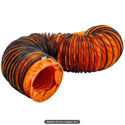 PLUCEO - Gaine pour ventilateur PL279, diamètre 25.40cm, longueur 7.6m