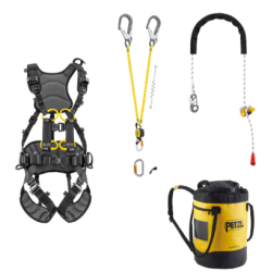 PETZL - Kit pour travail en hauteur - FALL ARREST AND WORK POSITIONING KIT