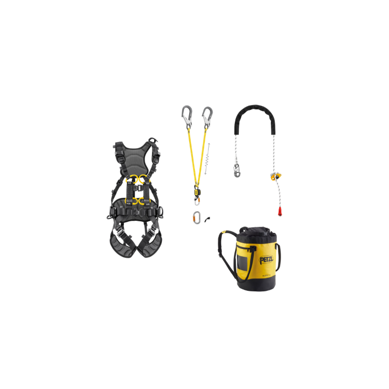 PETZL - Kit pour travail en hauteur - FALL ARREST AND WORK POSITIONING KIT