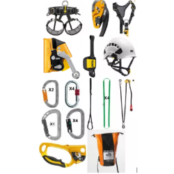 PETZL - Kit cordiste CQP "FALCON" + sac PLUCEO
