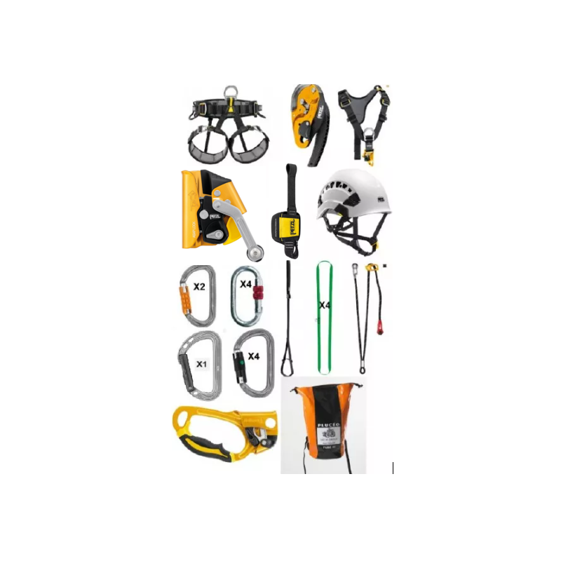 PETZL - Kit cordiste CQP "FALCON" + sac PLUCEO