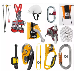 kit pour travaux en hauteur - Cordiste 1e prix + corde