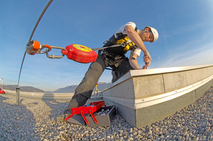 Antichute à rappel automatique à câble 10m - EN 360 - 4mepro