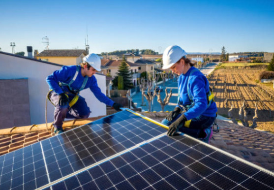 Sécurité antichute pour panneaux photovoltaïques - Protection collective